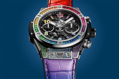 hublot big bang unico titanium rainbow|big bang unico titanium 44mm.